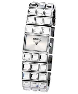 X Ladies Stone Set Bangle Watch