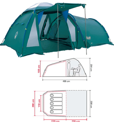 COLEMAN Bispace 500 Tent