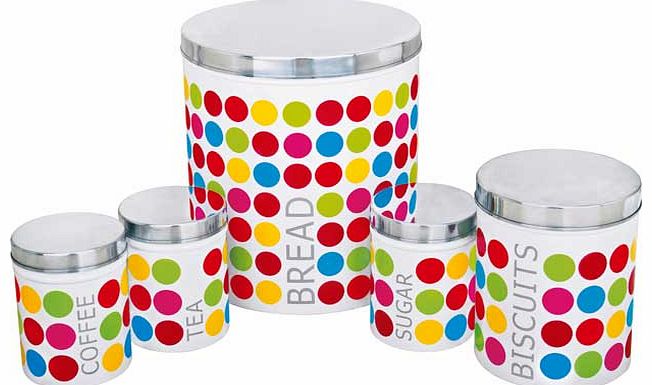 5 Piece Storage Set - Bright Spots