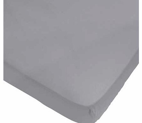 Smoke Grey Fitted Sheet - Kingsize