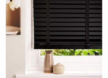 Black Venetian Blind (W)1.2m (L)1.8m