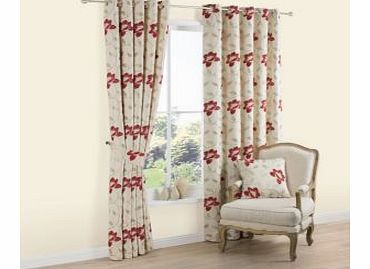 Geranium Eyelet Curtains (W)1.67m (L)2.28m