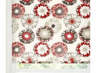 Kalmia Cordless Red & White Roller Blind