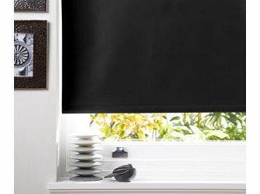 Kona Corded Black Roller Blind (L)1.6m