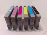 EPSON STYLUS PHOTO R200 R220 R300 R320 R340 RX500 RX600 COMPATABLE INK 1 SET OF 6