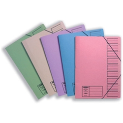 9-Part Files Foolscap Paper Assorted Ref