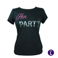 Black Hen Party t-shirt L