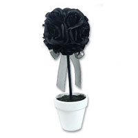 Confetti Black topiary