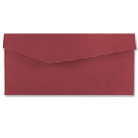 Burgundy DL cheque book pocket pk 10