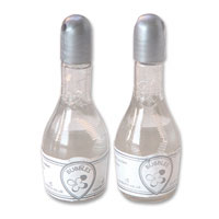 clear/silver confetti bubbles pack of 24