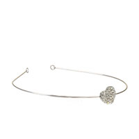 Confetti Crystal heart headband by Jon Richard