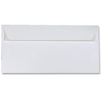 DL soho hammer white envelope pk 10