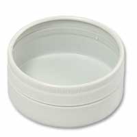 Ivory round tins - pk of 10