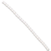 White flat back pearl beading 25m