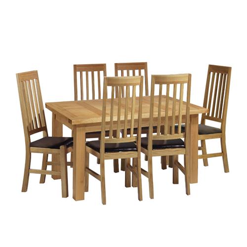 Contemporary Oak Small Dining Set 303.344