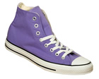 All Star Hi Purple Canvas Trainers