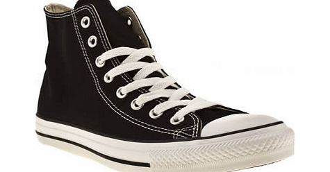 Black All Star Hi Top Trainers