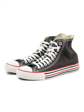 Black/White Chuck Taylor Details Hi Trainer