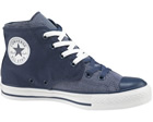 CT All Star Split Hi Blue Denim Trainers