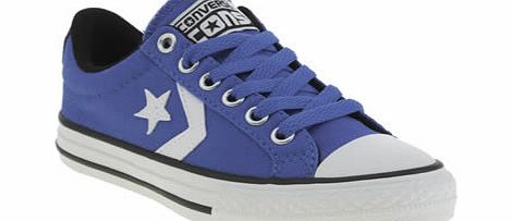 kids converse blue star player unisex junior