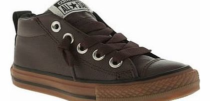 kids converse brown all star street mid boys