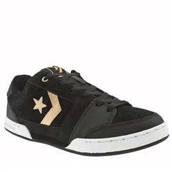 Male Converse Grimes Ox Suede Upper in Black