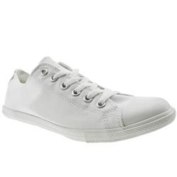 Male Slim Mono Ox Fabric Upper in White