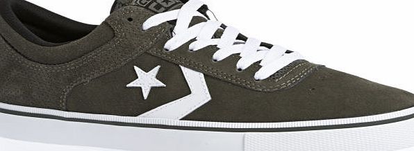 Mens Converse Aero S Shoes - Charcoal/ White