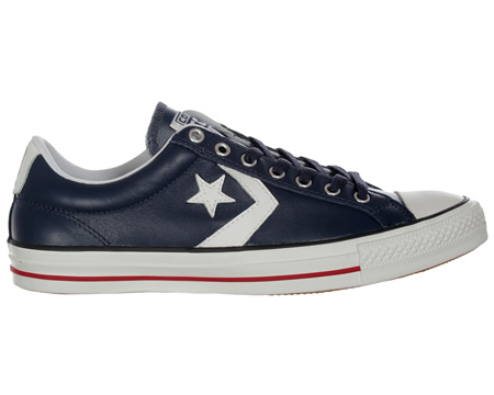 Star Player Ev Ox Navy/White Leather