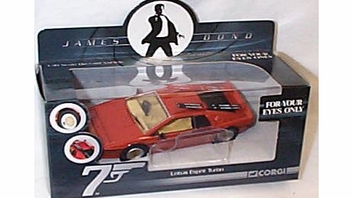  james bond 007 lotus esprit turbo car 1.36 scale diecast model