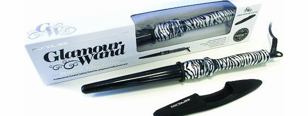 Corioliss Curling Glamour Wand Platinum Zebra (Ceramic)