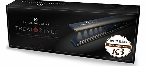 K3 Limited Edition Errol Douglas Treat & Style Professional Vapour Infusion Iron