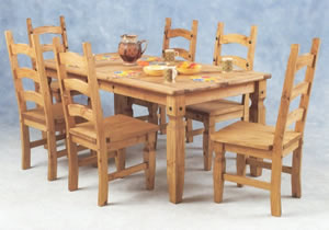 Corona Dining Set 70 inch