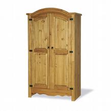 Pine Wardrobe - Arched