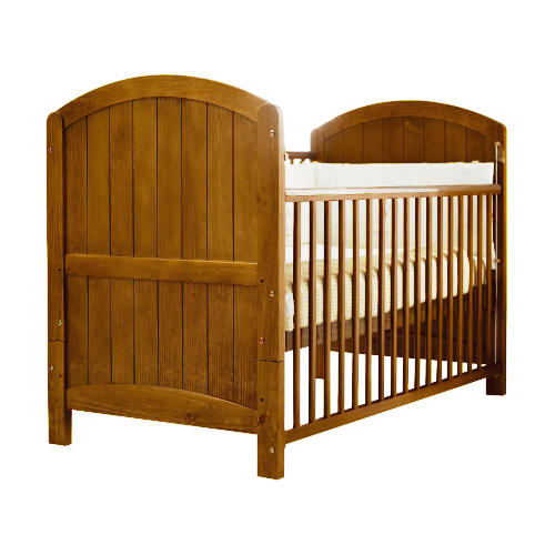 Hazelnut Stratford Cot Bed with mattress