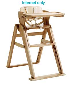 Slidi Wooden Highchair - Beech