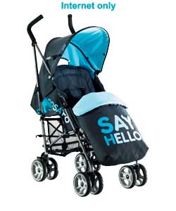 Swift Lite Say Hello Pushchair - Blue