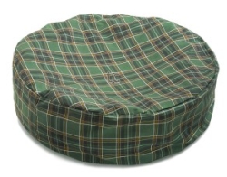 Tartan Bean Bag - Green:Large - 36