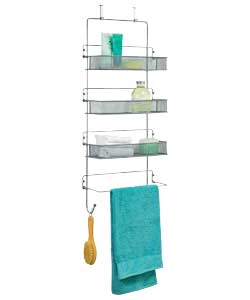 Chrome 3 Tier Over Door Organiser