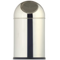 Bathroom Push Bin - polished