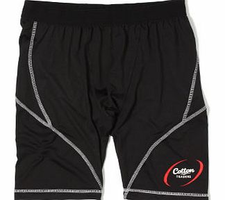  Cotton Traders Base Layer Shorts Black