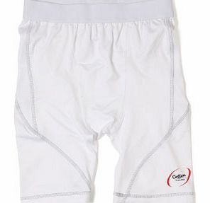  Cotton Traders Base Layer Shorts White Kids