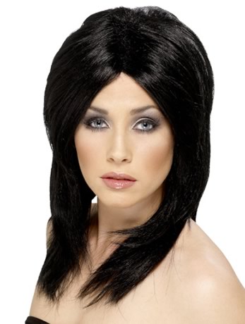 covergirl Black Wavy Wig