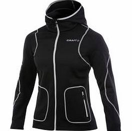 Full Zip Hooded Womens Top