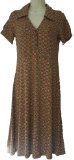 Fragile Maternity Jersey Stretch Button Dress Large 14