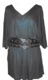 MbyM Edna Fritta Frida dress/Top, Black, Small.