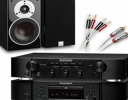 CA-FS10-BB Separates System (Marantz CD6005 CD player Black + Marantz PM6005 amplifier / DAC Black + DALI ZENSOR 1 speakers Black + 130 QED cable bundle). 2 Year Guarantee + Free next