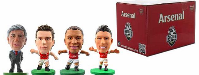 SoccerStarz Arsenal FC 4 Pack Blister Box B