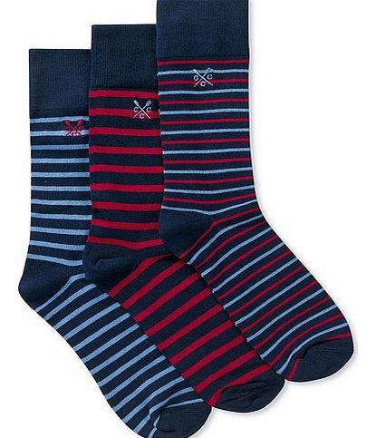 Crew Clothing 3 Pack Bamboo Socks