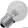 40W Clear Round Golf Bulb 240V ES-E27